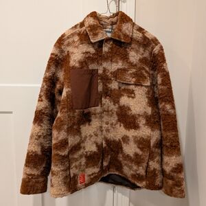 Percival Brown/Tan Wool Overshirt